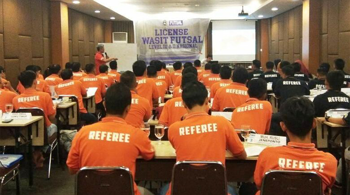 License Wasit Futsal Level III & II Nasional